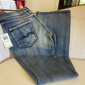 7 For All Mankind Distressed Denim Jean